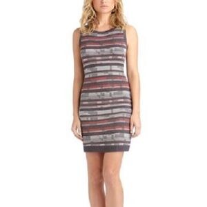 RACHEL ROY Multi Color Striped Wool Dress Medium